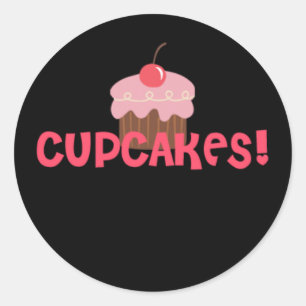 Cupcakes! Classic Round Sticker