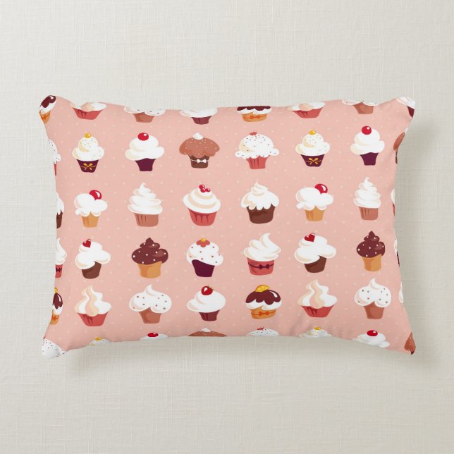 Cupcakes Decorative Cushion (Front)