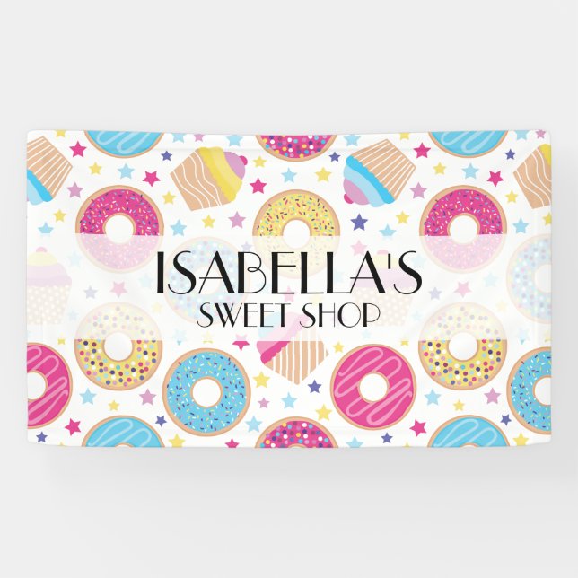 Cupcakes & Doughnuts Banner (Horizontal)