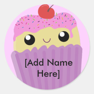 Cupcakes Fart Sprinkles Classic Round Sticker