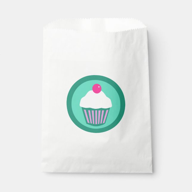 Cupcakes favour bag (Front)
