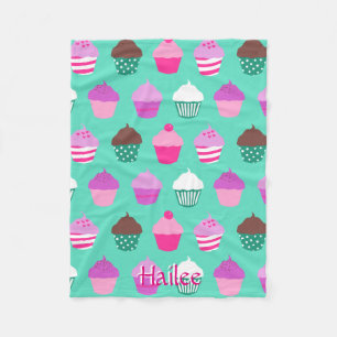 Cupcakes fleece blacket