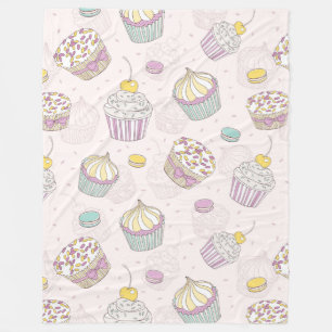 Cupcakes Fleece Blanket
