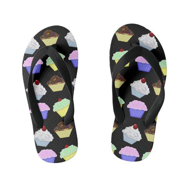 Cupcakes Flip Flops (Footbed)