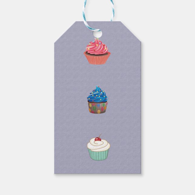 Cupcakes Gift Tags (Front)
