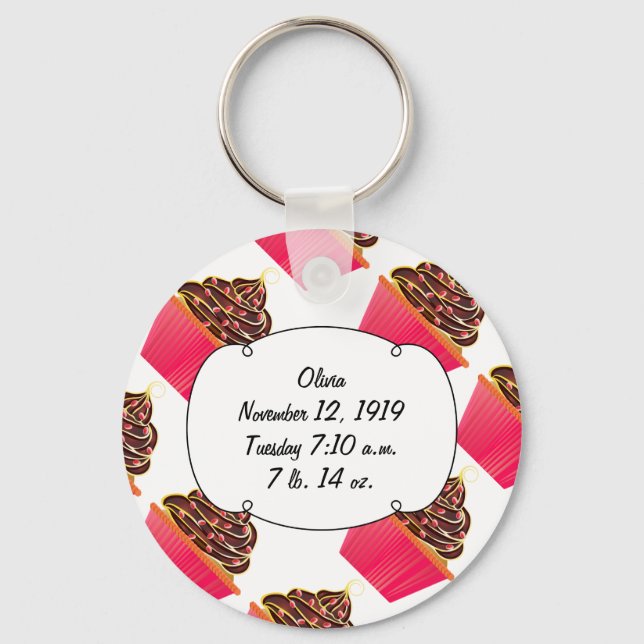 Cupcakes Key Ring (Front)