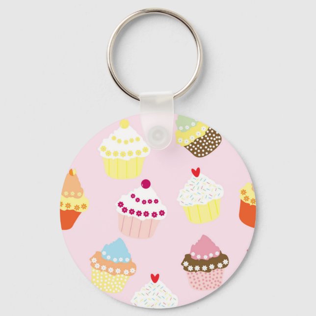 Cupcakes Key Ring (Front)