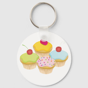 Cupcakes Key Ring