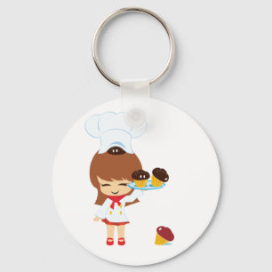 Cupcakes Key Ring