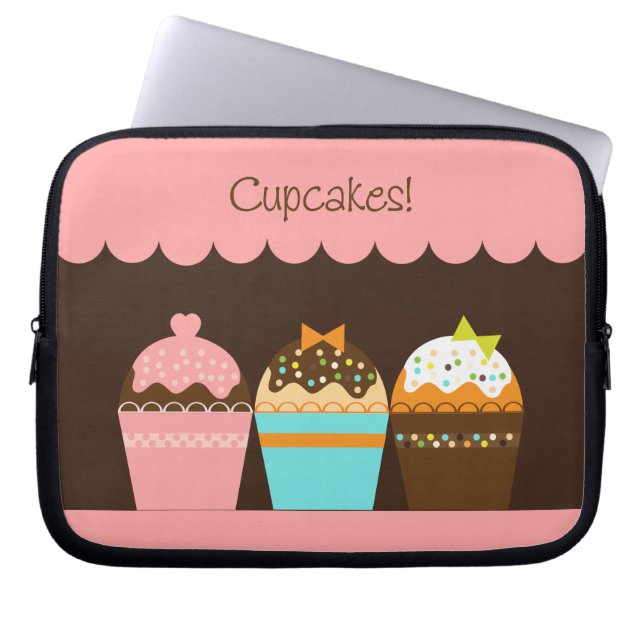 Cupcakes - Laptop Sleeve (Front)