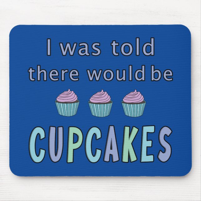 Cupcakes Mouse Mat (Front)