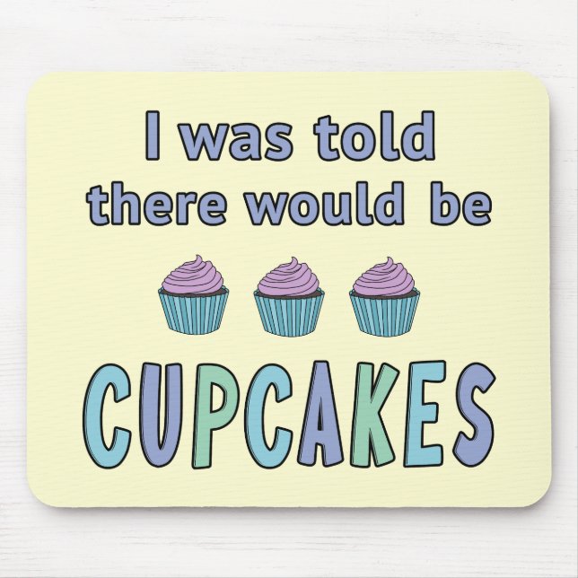 Cupcakes Mouse Mat (Front)