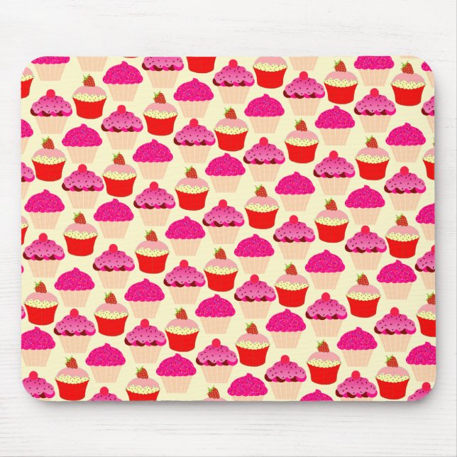 Cupcakes Mouse Mat (Front)