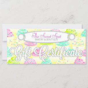 Cupcakes N Sprinkles - Custom Gift Certificate