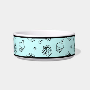 Cupcakes Outlines Pet Bowl