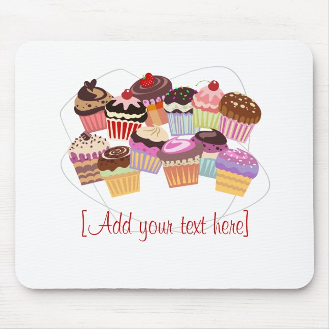 Cupcakes paradise mouse mat (Front)