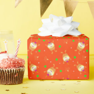 Cupcakes pattern wrapping paper