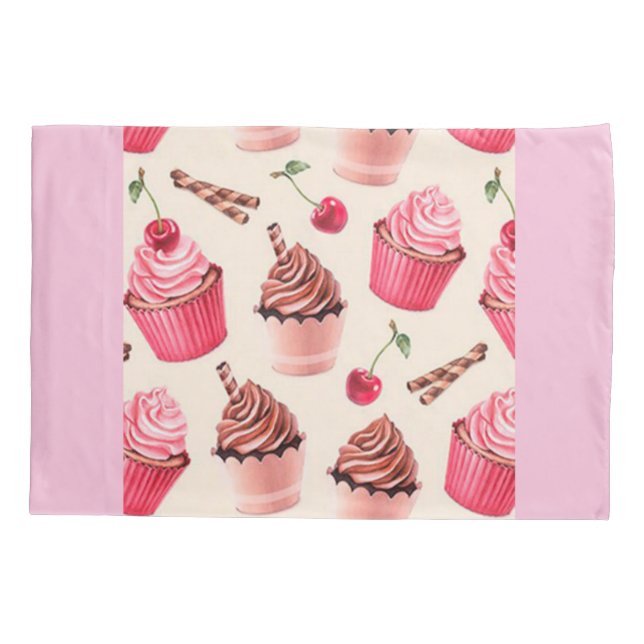Cupcakes Pillowcase (Back)