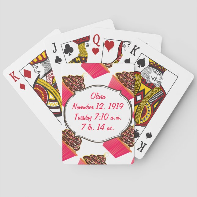 Cupcakes Playing Cards (Back)