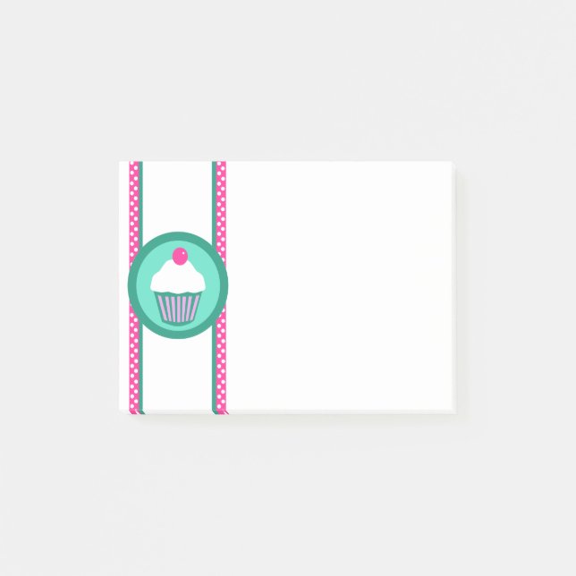 Cupcakes post-it note pad (Front)