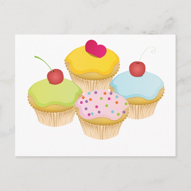 Cupcakes Postcard (Front)