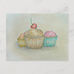 cupcakes postcard