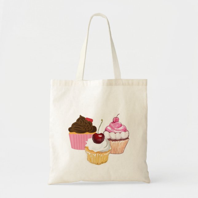 Cupcakes Shopping Tote (Front)