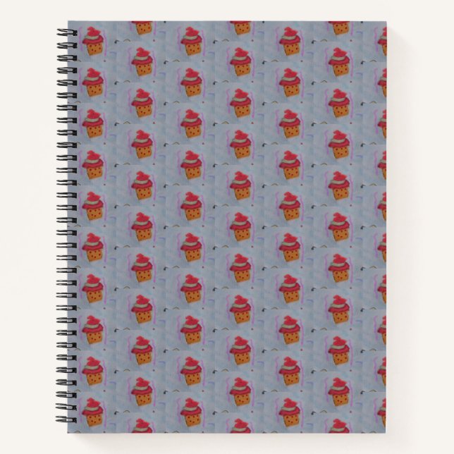 Cupcakes Spiral Notebook (Front)
