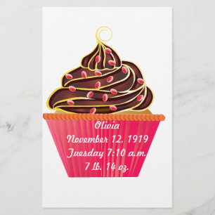 Cupcakes Stationery