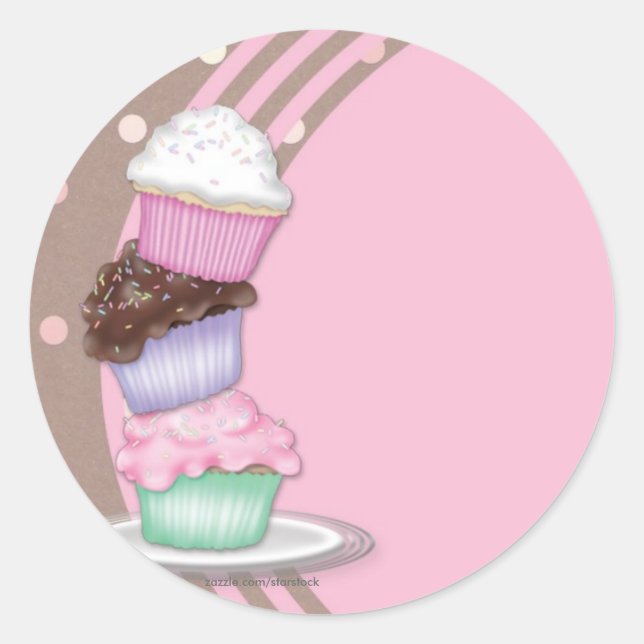 Cupcakes Sticker (Front)