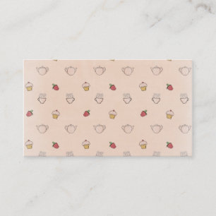 Cupcakes & Tea cups! Business Card