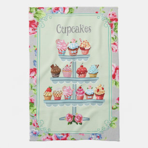Cupcakes Tea Towel. Tea Towel
