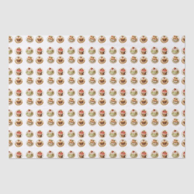 Cupcakes Tissue Paper (Front)