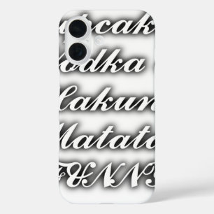 Cupcakes Vodka  Hakuna Matata FUNNY iPhone 16 Case