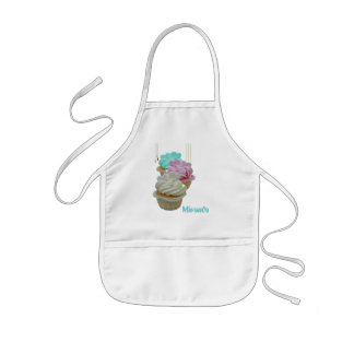 Cupcakes with Bling! Kids Apron