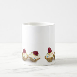 cupcakes with raspberries coffee mug