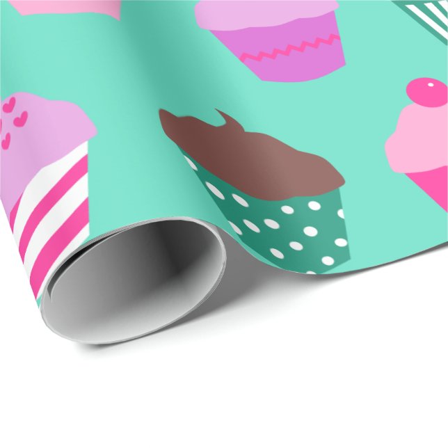Cupcakes wrapping paper (Roll Corner)