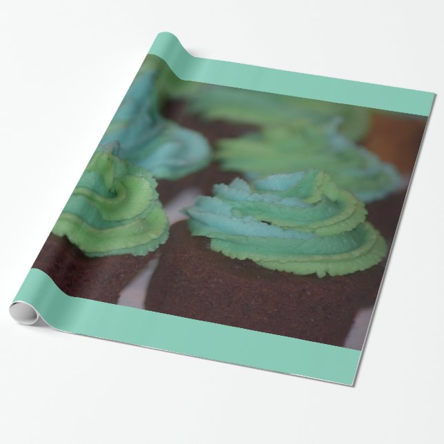 Cupcakes Wrapping Paper (Unrolled)