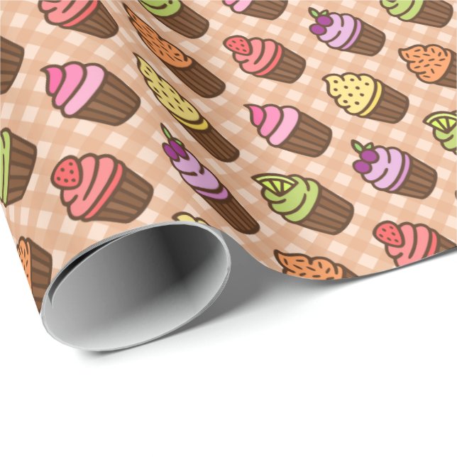 Cupcakes Wrapping Paper (Roll Corner)