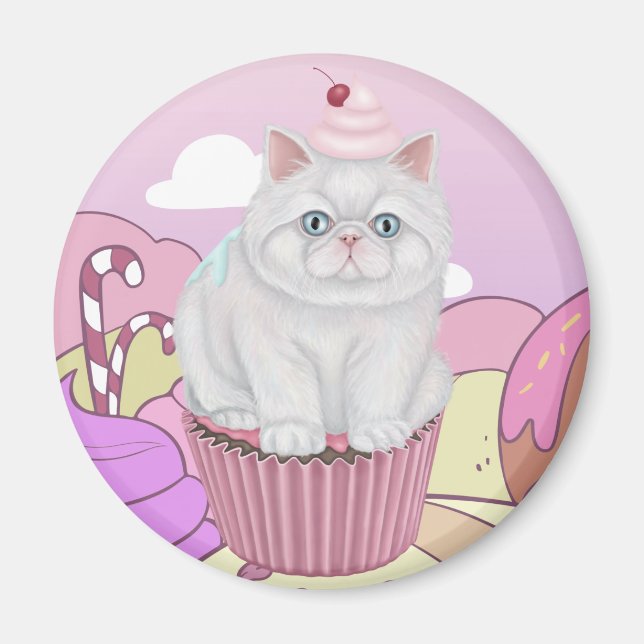 Cupcat Magnet (Front)
