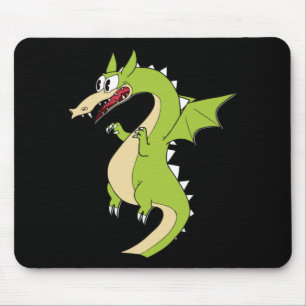 Cuphead Dragon (grim Matchstick) Sticker Mouse Mat