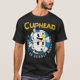 Cuphead Mugman Poker Chip Brewing Brawl  T-Shirt