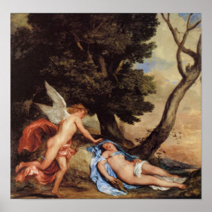 Cupid and Psyche, 1638-40 Poster