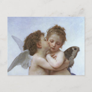 Cupid and Psyche as Babys Postcard