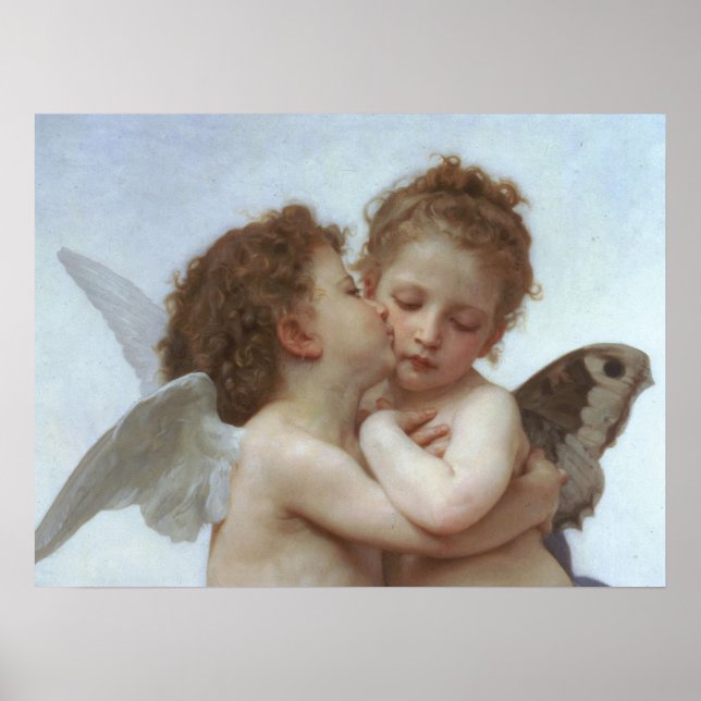 Cupid and Psyche as Children Poster (Front)