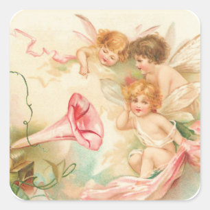 Cupid Angel´s I Square Sticker