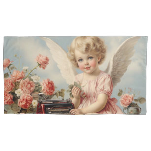 Cupid Angel write a love letter Pillowcase