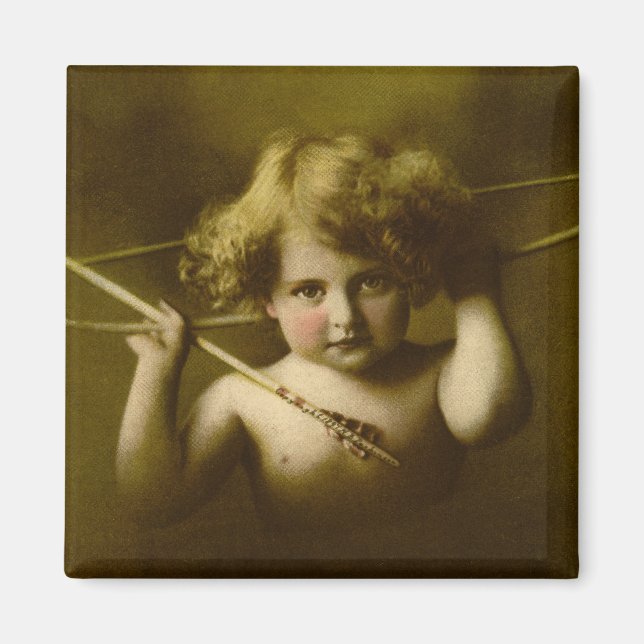 Cupid Awake Lithograph Magnet (Front)