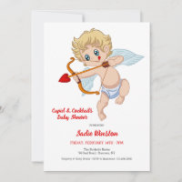 Cupid Baby Shower Invitation