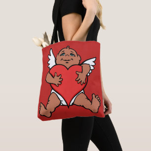 Cupid Bags Valentine's Cupid Tote Bags Personalise